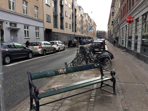 Streetscape Improvements With An Expanded Sidewalk